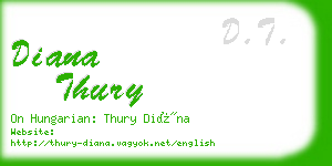 diana thury business card